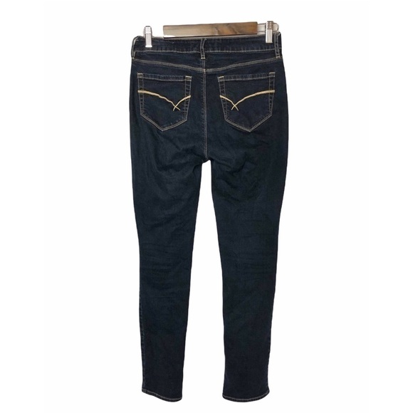 PacSun Bullhead Dark Wash High Rise Skinny Jeans 7 - Picture 3 of 9
